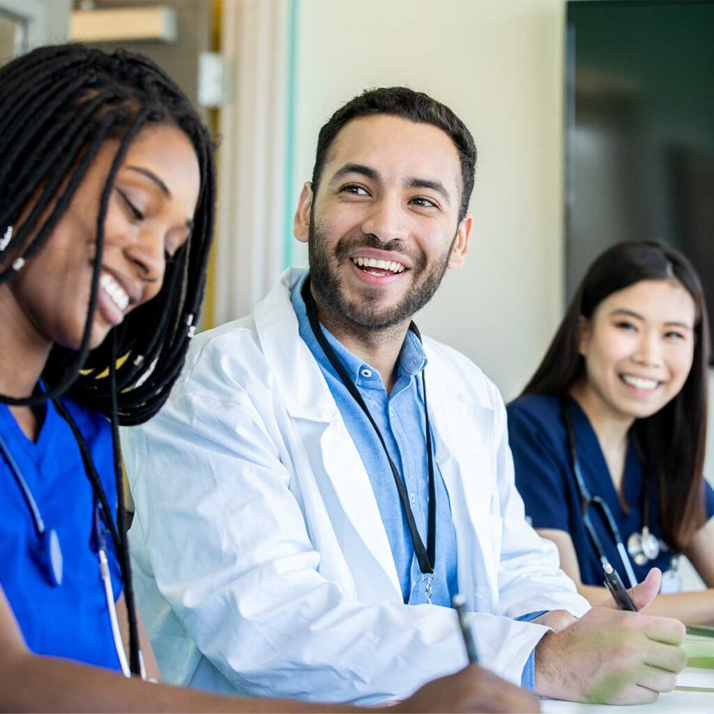 Three physician associates
