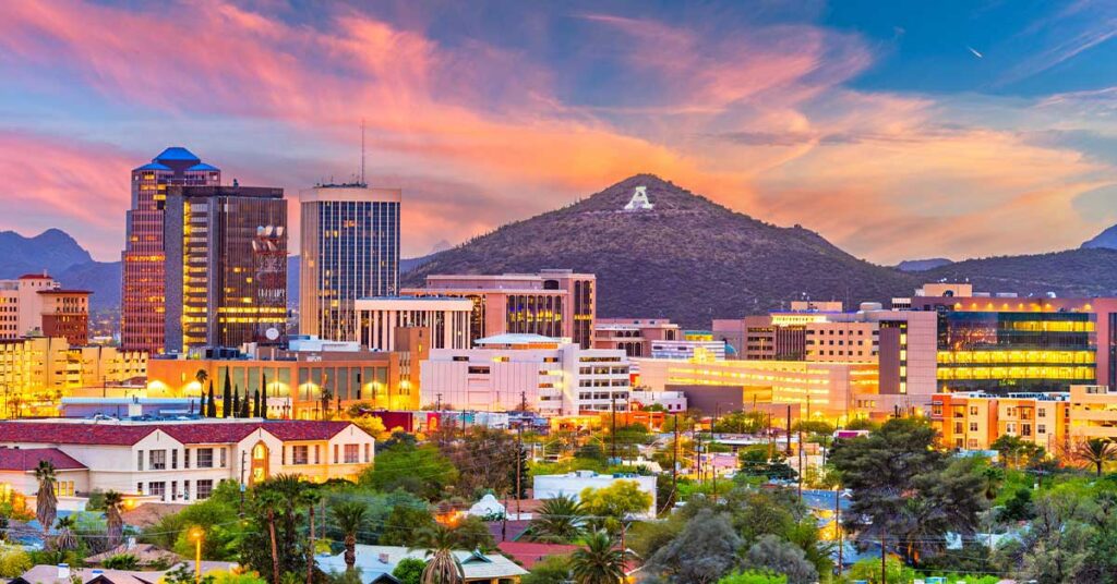 Tuscon, Arizona sunset