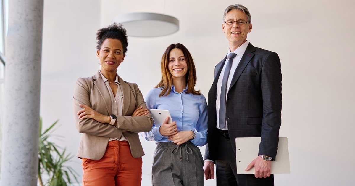 Team of physician recruiters